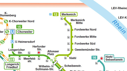 kvb fahrplan linie12 ausschnitt kvb