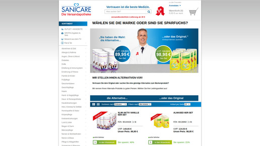 sanicare vergleich2 scs