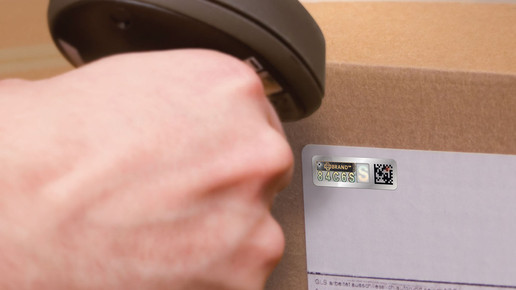 tesa Prio Spot R on Label