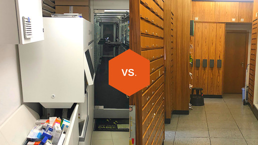 Kommissionierer gegen Schublade: Was ist besser?