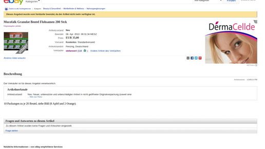 mucofalk ebay screenshot