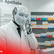 KI-Roboter in der Apotheke am Telefon