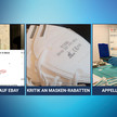 Online-Handel mit Coupons / Maskenpreis kritisiert / Appell an Kollegen