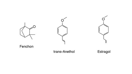 inhaltsstoffe fenchel strukturformeln aa