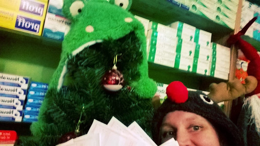 Selfie aus der Apotheke