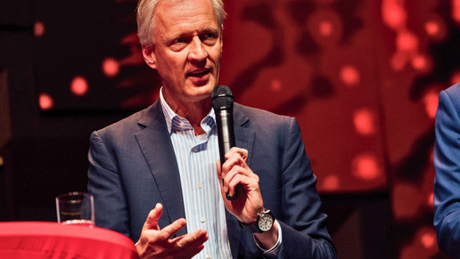 Thomas Müller auf der Bühne