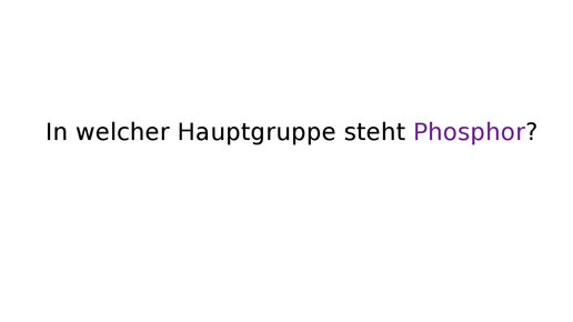 phosphor pruefungsfrage aa