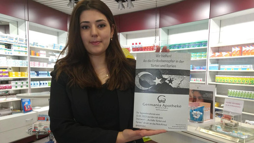 Erdbebenkatastrophe: Apothekerin spendet Tageseinnahmen