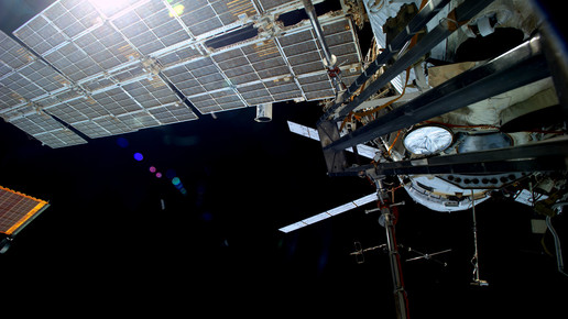 blick aus iss esa nasa