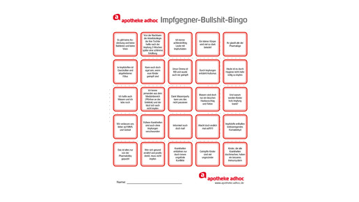impfgegner bullshitbingo