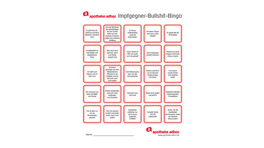 impfgegner bullshitbingo