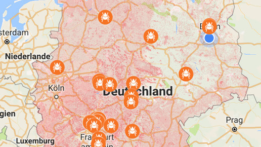 zecktag zeckenwarner deutschlandkarte pfizer