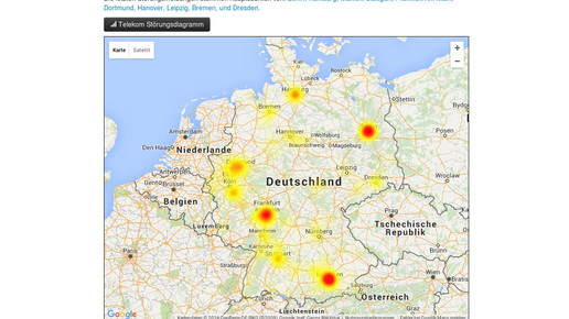 internetausfall telekom screenshot