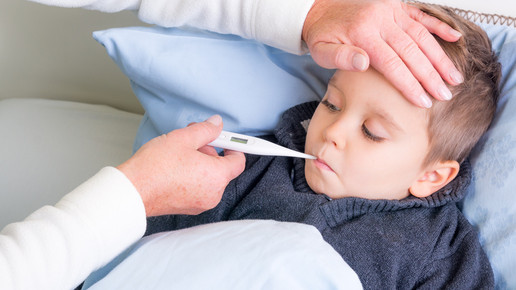 Fiebermessen beim Kind