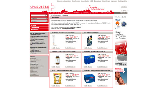 aposuisse ch screenshot
