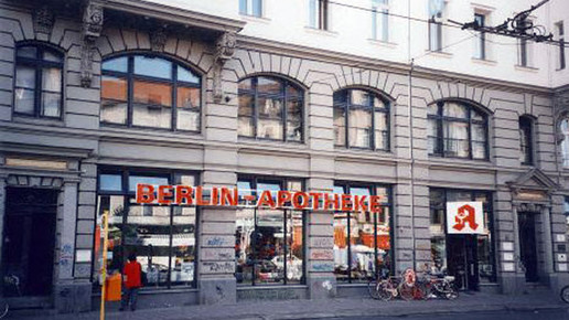 berlinapotheke Oranienburger 1990er berlinapotheke