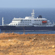 Das Kreuzfahrtschiff Hondius vor der Kap Verdischen Küste