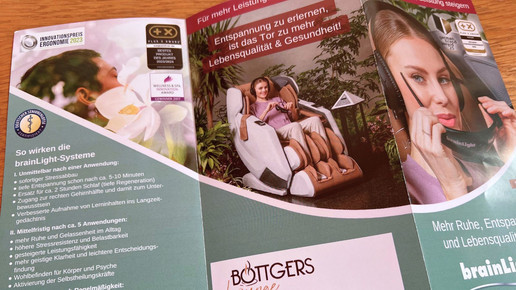 Massage-Sessel für wartende Arzt-Patienten