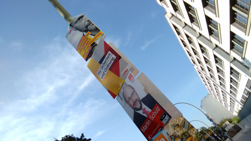 btw wahlplakate17 fdp cdu spd aa