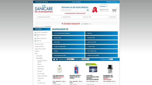 sanicare duefte herren scs