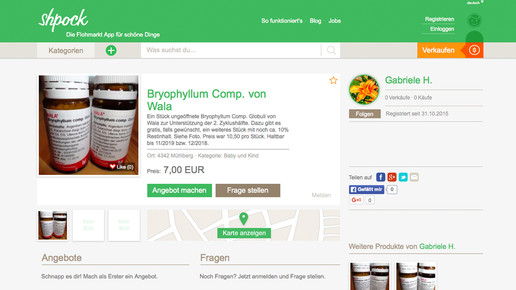 shpock bryophyllum screenshot