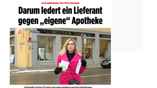 Bild: Apotheken und ihre Mondpreise für Masken