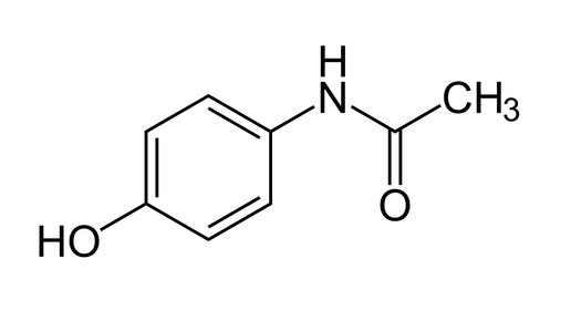paracetamol-strukturformel