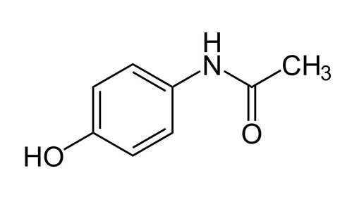 paracetamol-strukturformel