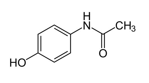 paracetamol-strukturformel