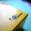 Packung mit Servier-Logo
