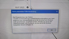Eine Störungsmeldung auf einem Bildschirm. Mehr dazu im Artikel.