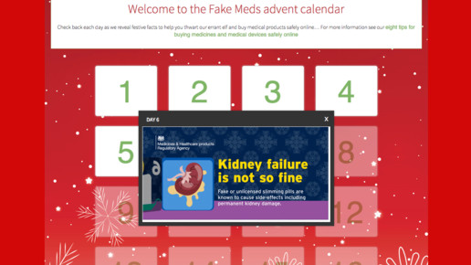 fakemeds2 adventskalender mhra scs