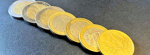 Münzen in Höhe von 9,50 Euro