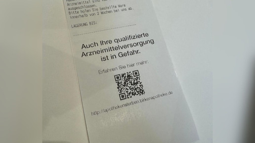 ApoRG: Klare Kante auf dem Kassenbon empört Zeit-Redakteur