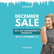 December Sale bei LAPONDO December Sale bei LAPONDO