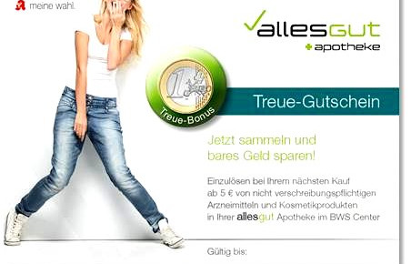 allesgut Treuegutschein apo am bauhaus