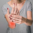 Hand mit Schmerzen