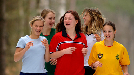 tk joggen gruppe jung tk