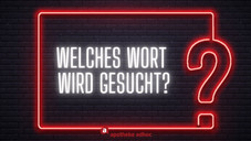 Wirrwarr im Alphabet