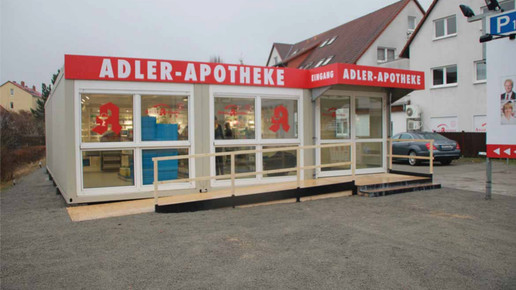 Apotheke Muehlhausen Container2 Adler Apotheke