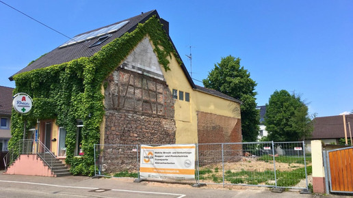 Rhein-Apotheke Kappel-Grafenhausen nach Teilabriss