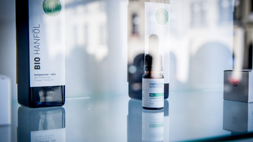 schaufenster produkte hanfapotheken