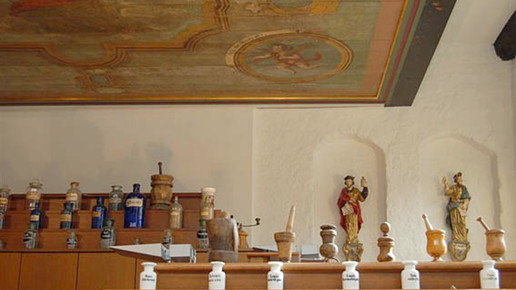 deckenmalerei schwan-apotheke