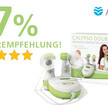 Die elektrische Doppelmilchpumpe Calypso Double Plus überzeugt Die elektrische Doppelmilchpumpe Calypso Double Plus überzeugt
