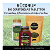 rueckruf gerstengras hanoju screenshot Hanoju ruft Gerstengras-Tabletten zurück
