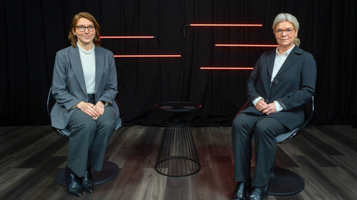 Lilith Teusch und Simone Borchardt beim APOTHEKE ADHOC LIVE