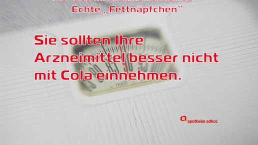 diaet sprueche Arzneimittel-Cola