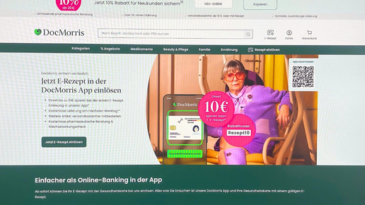 DocMorris: 10 Euro für erstes E-Rezept