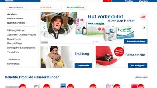 shop-apotheke screenshot