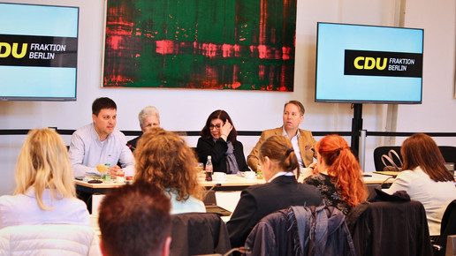 Foto von der Veranstaltung: Christian Zander, Dr. Claudia Wein, Bettina Meißner und Peer Mock-Stümer 